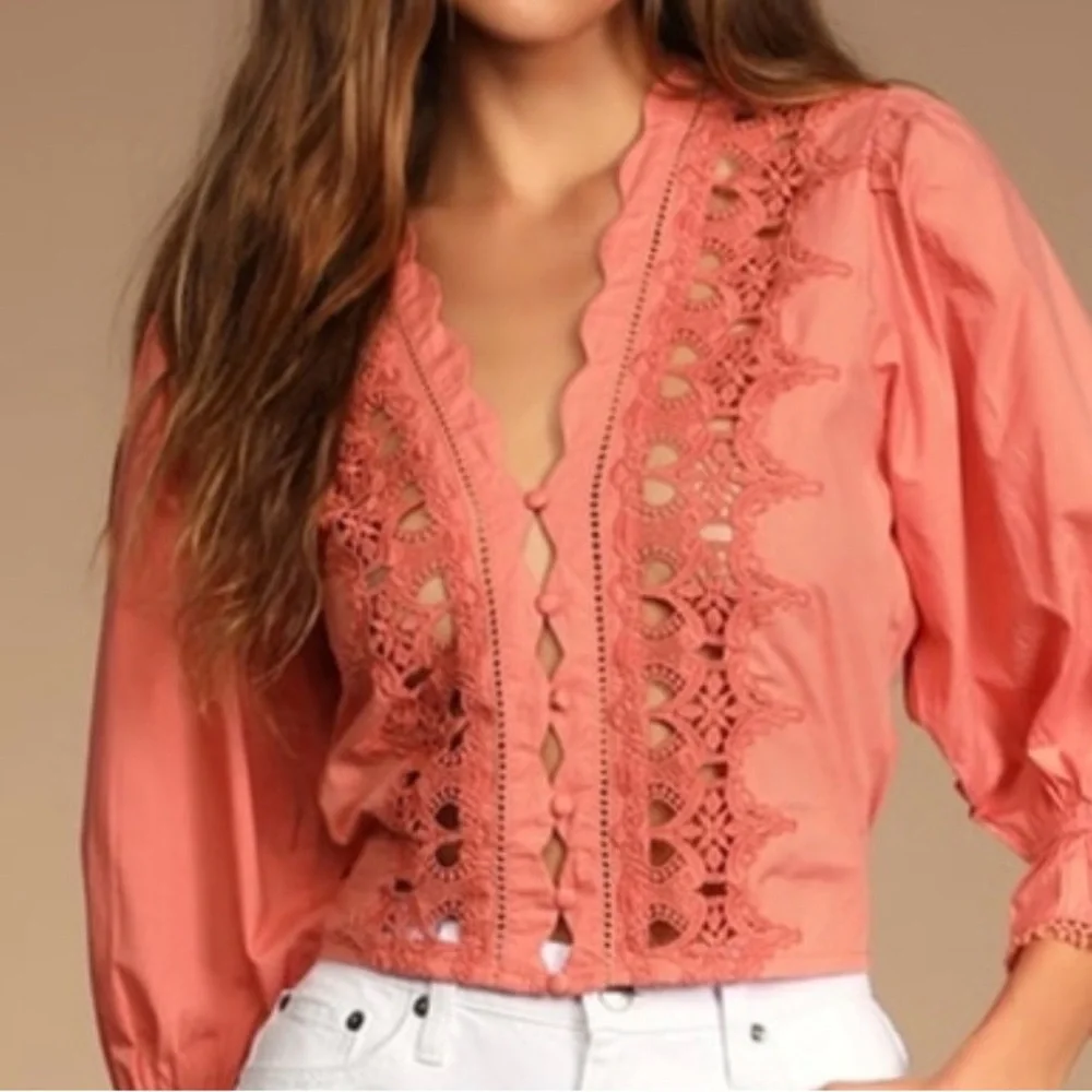 Free People cropped top Sz L